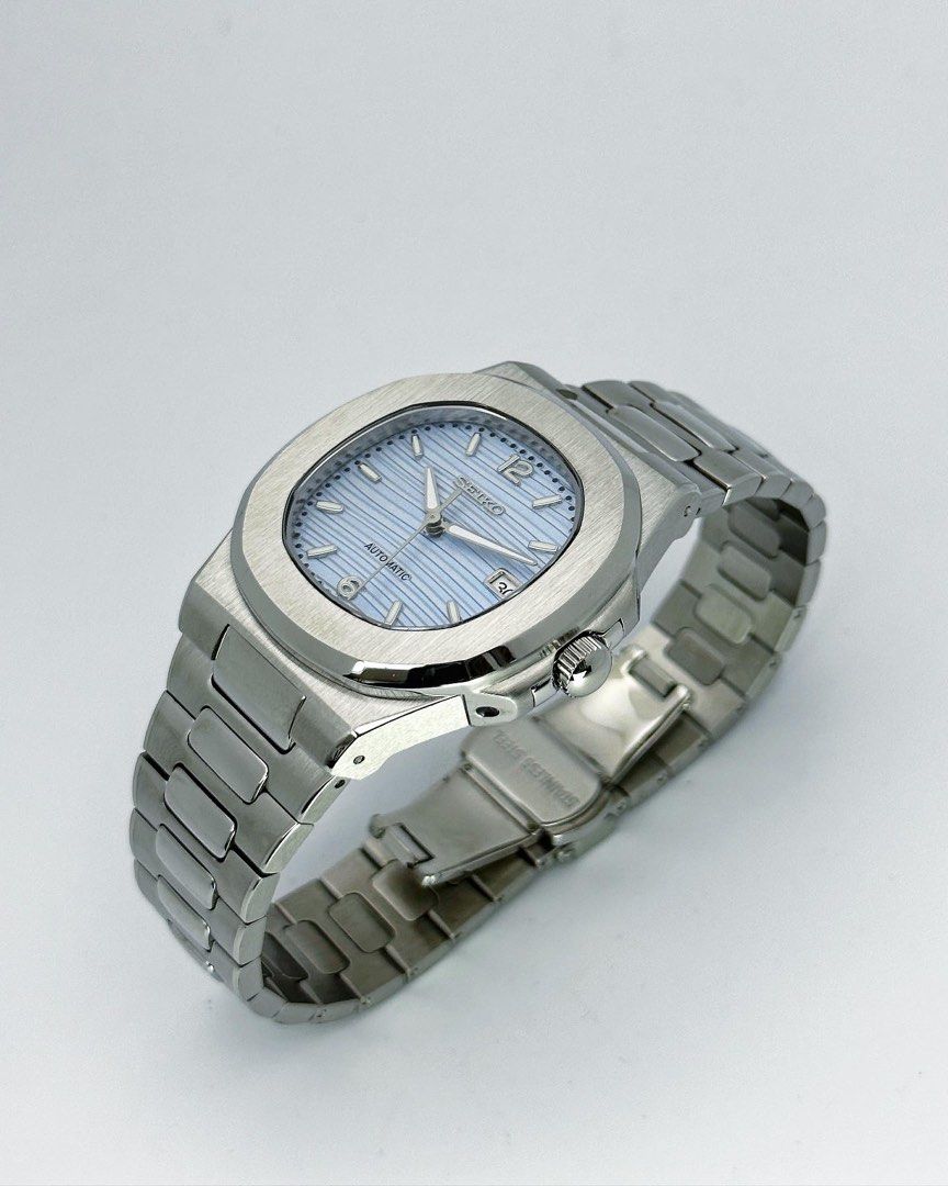 Seikotilus "Steel light blue" NH35