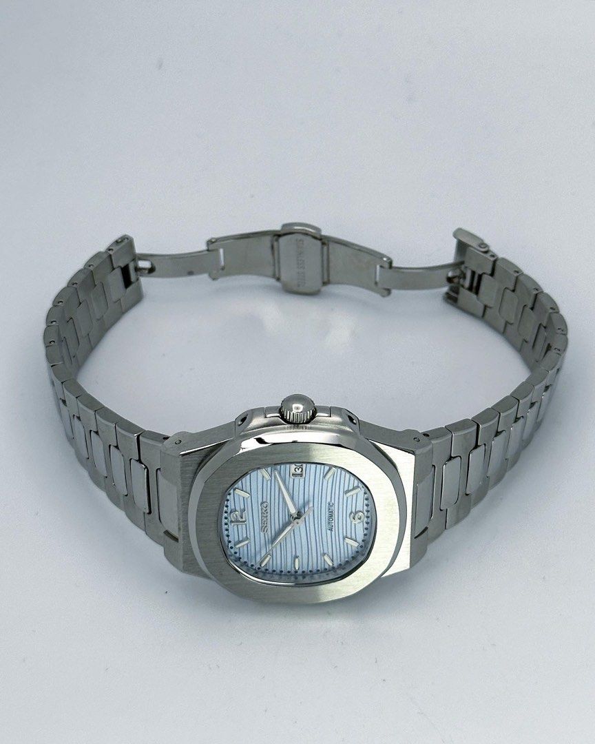 Seikotilus "Steel light blue" NH35