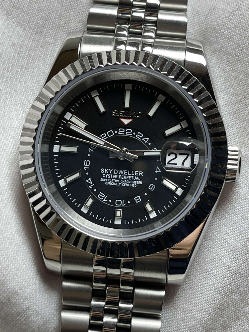 Seikojust "Steel black sky dweller" NH35