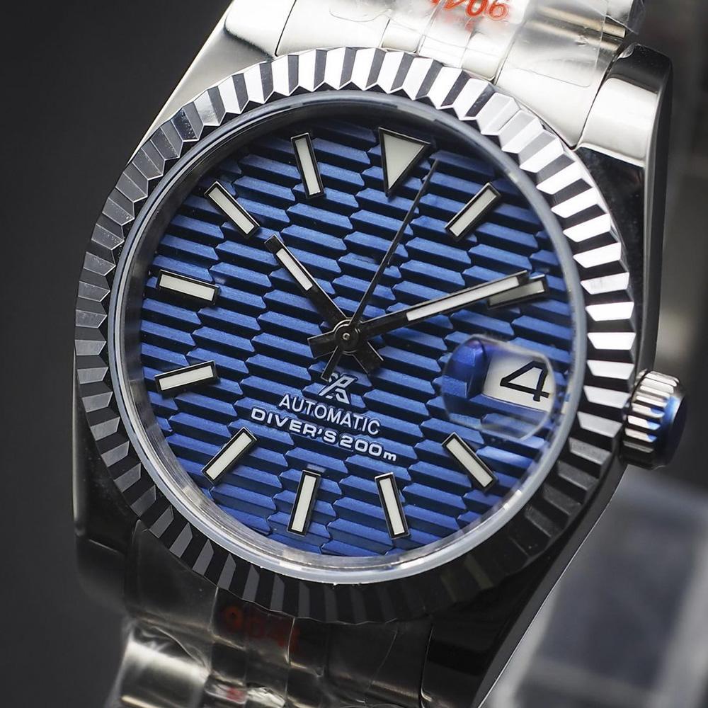 Seikojust "Steel blue texture" NH35