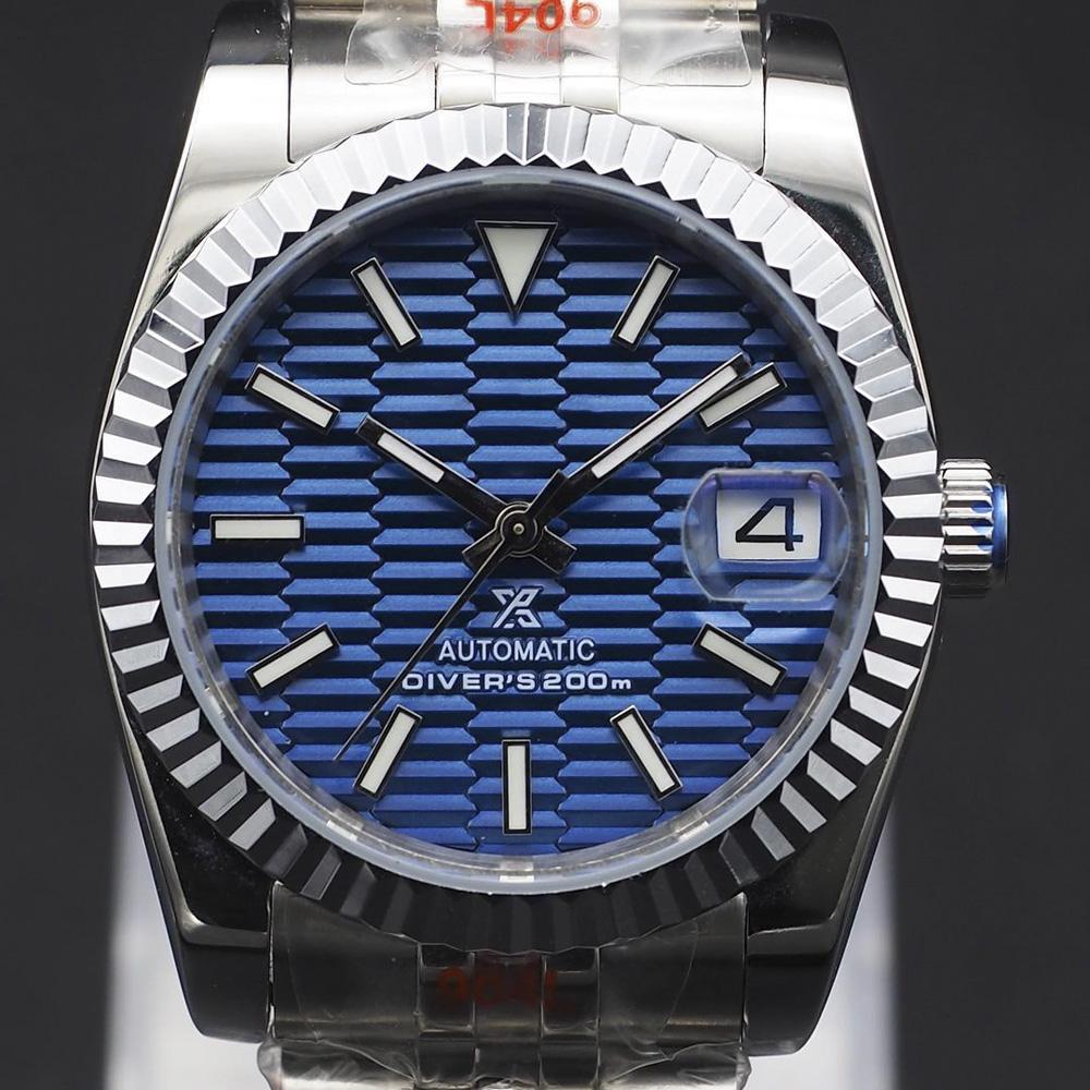 Seikojust "Steel blue texture" NH35