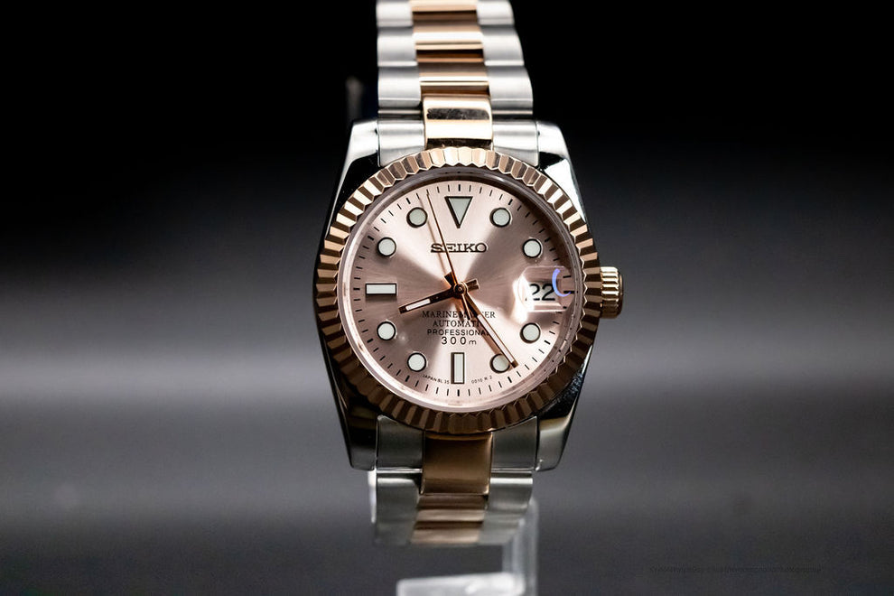 Seikojust "Two tone rose gold rose" NH35