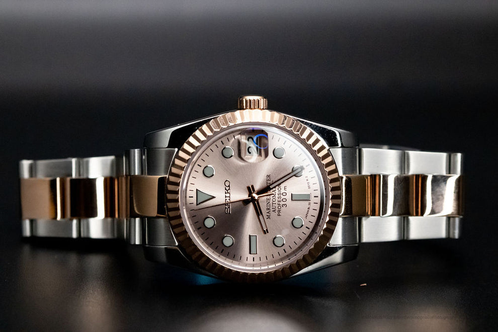 Seikojust "Two tone rose gold rose" NH35