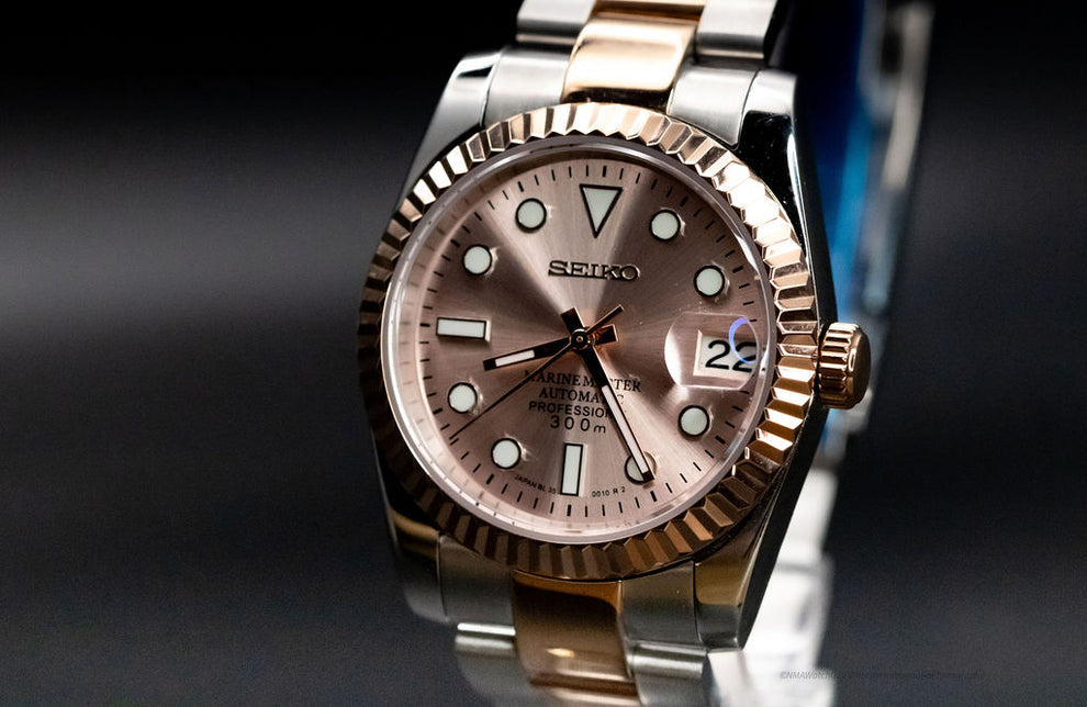 Seikojust "Two tone rose gold rose" NH35