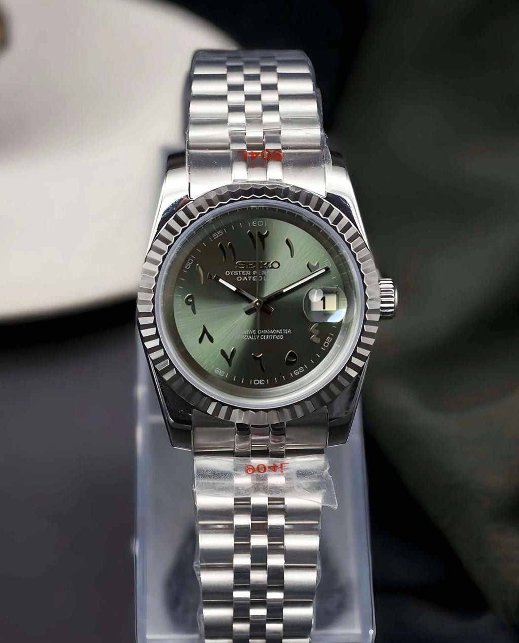 Seikojust "Steel olive" NH35