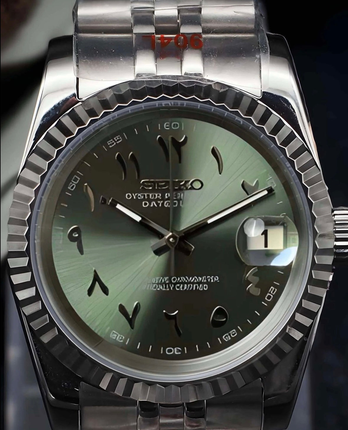Seikojust "Steel olive" NH35
