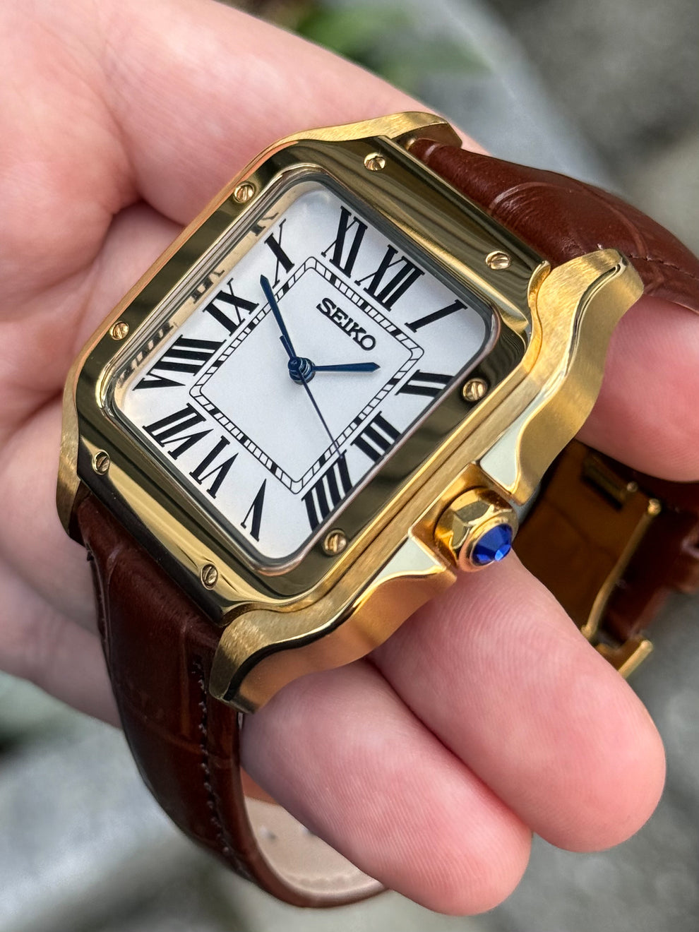 Seikos "Gold brown white" NH38