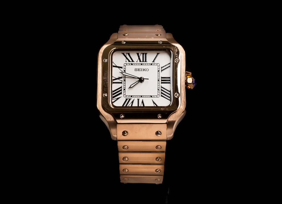 Seikos "Rose gold white " NH38