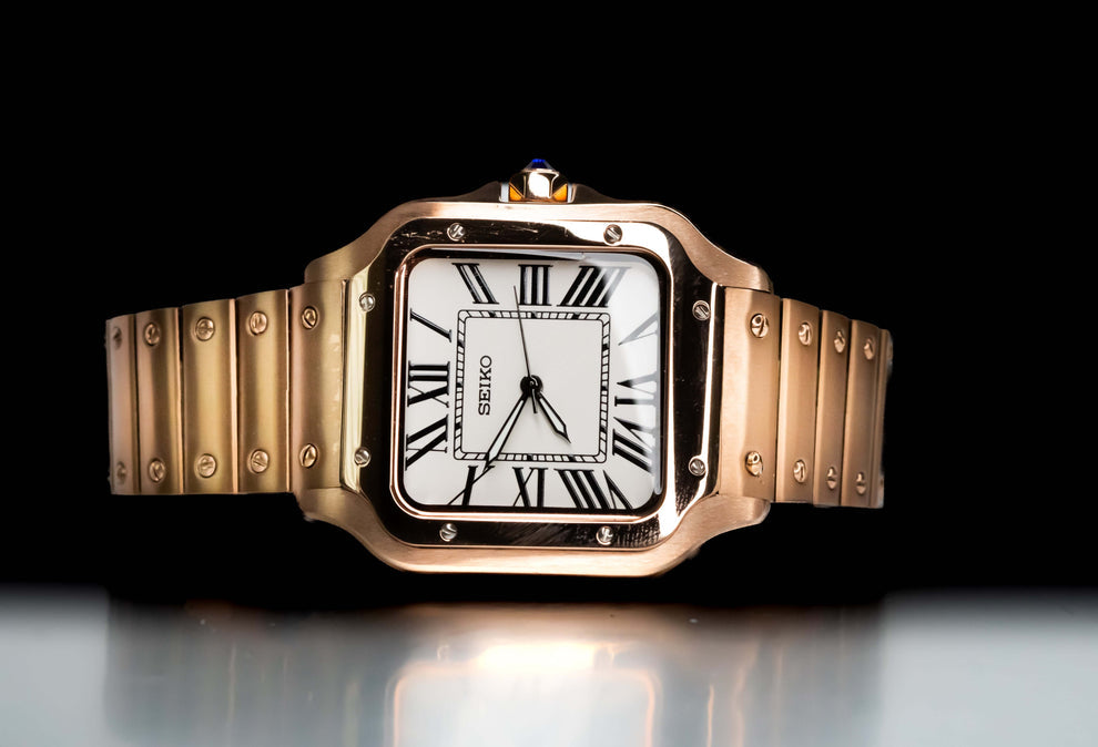 Seikos "Rose gold white " NH38