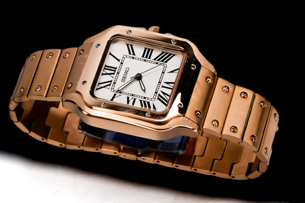 Seikos "Rose gold white " NH38