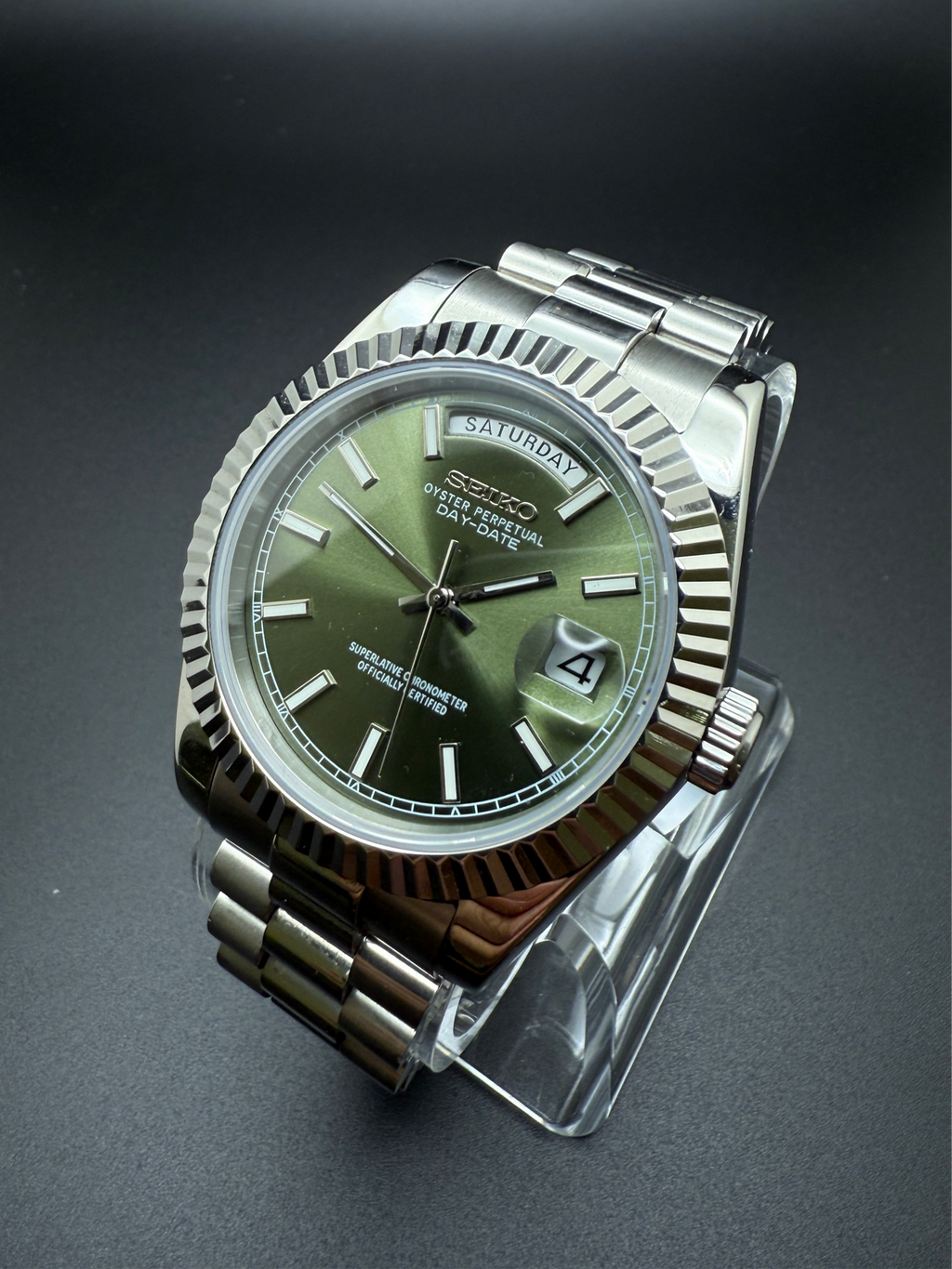 Seikodate "Steel olive" NH35